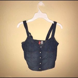 Denim Crop Top